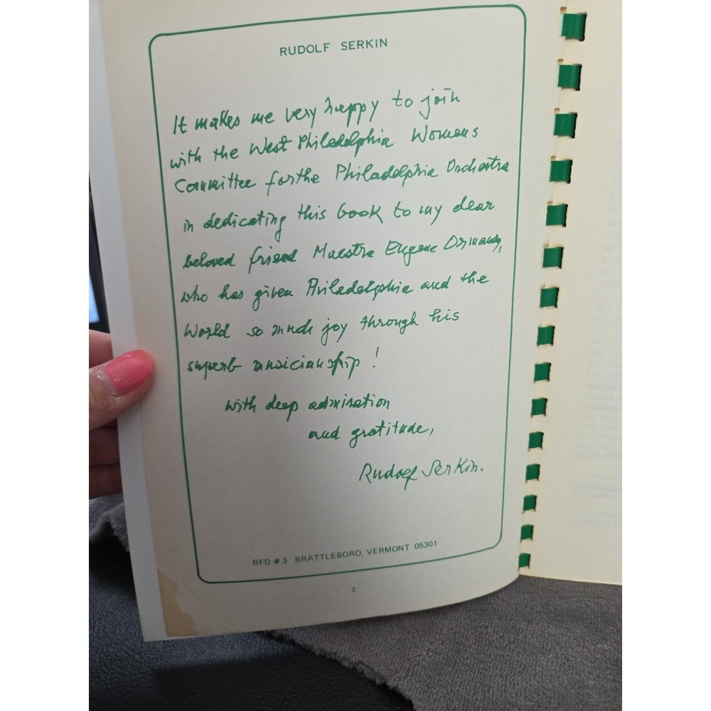 The Philadelphia Orchestra Cookbook PA Vintage 1980s - Picture 2 of 4